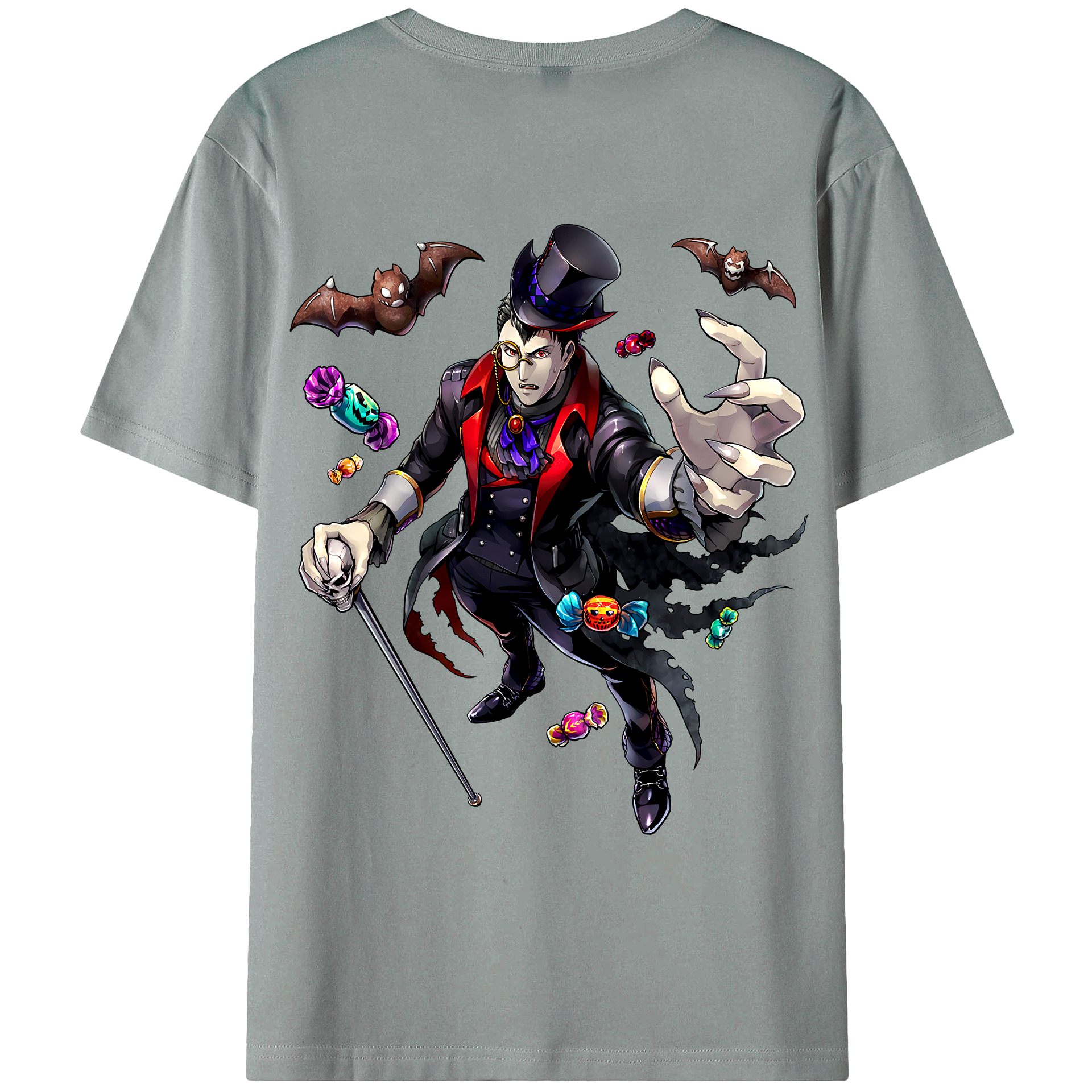 （画像用） 進撃の巨人 Attack on Titan 綿100％ メンズ半袖Tシャツ（バックプリント） 通気性